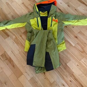 Helly Hansen Blue and Yellow snowsuit
